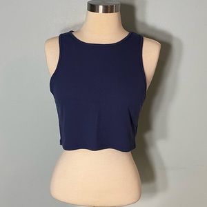 American Eagle Women’s Halter Tank Navy Blue SZ L